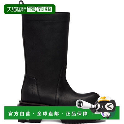 香港直邮rick owens 瑞克 欧文斯 男士 黑色 Temple Calf Pull On