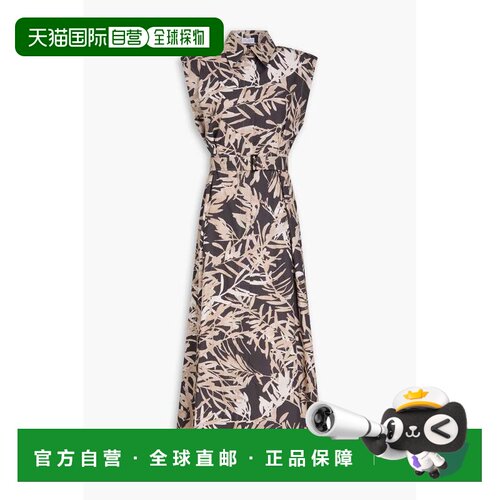 香港直邮Brunello Cucinelli 布内罗 古奇拉利 女士 束带印花棉质