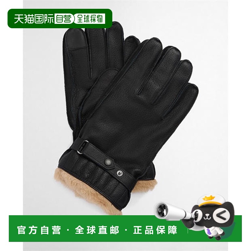 1h可退 香港直邮Barbour 巴伯尔 男士 Utility 皮革手套