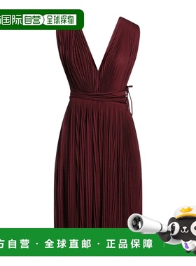 1h可退 香港直邮alaia 女士 褶裥连衣裙 red红色 舒适时尚