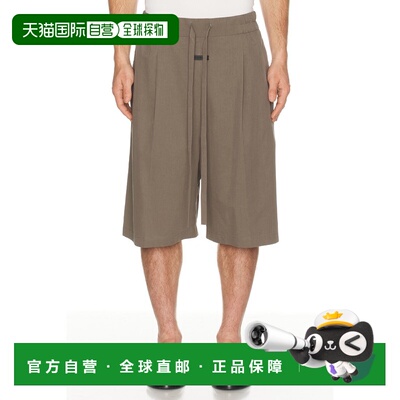 1h可退 香港直邮essentials fear of god 男士 宽松短裤 FG25FW38