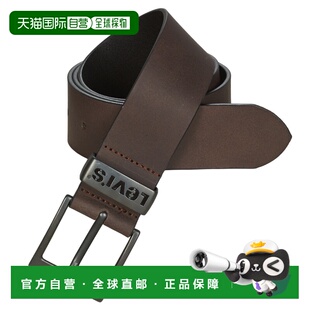 欧洲直邮Levi's 李维斯 ASHLAND METAL 男士真皮皮带/腰带 226939