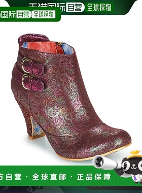 欧洲直邮Irregular Choice 女士 短筒靴 THINK ABOUT IT