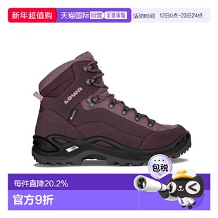 自营欧洲直邮LOWA RENEGADE GTX MID女士梅红色防水科技面料登山