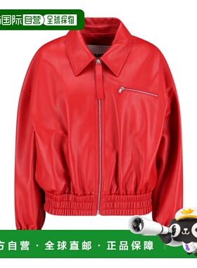 香港直邮Jil Sander 皮质飞行员夹克 J02SW0048-J07187