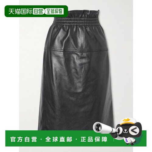 1h可退 Saint Laurent 圣罗兰 女士 皮革半身裙 859163YC包臀裙