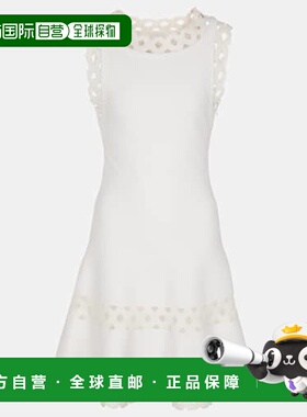 香港直邮Alaia 女士 Vienne 羊毛混纺迷你连衣裙