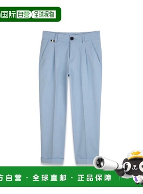 1h可退 香港直邮BOSS 波士 男童 da cerimonia 长裤童装 J51981K8