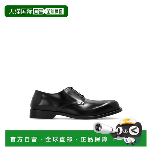 香港直邮LOEWE 男士商务正装鞋 M816S02X320BLACK AW2026 黑色