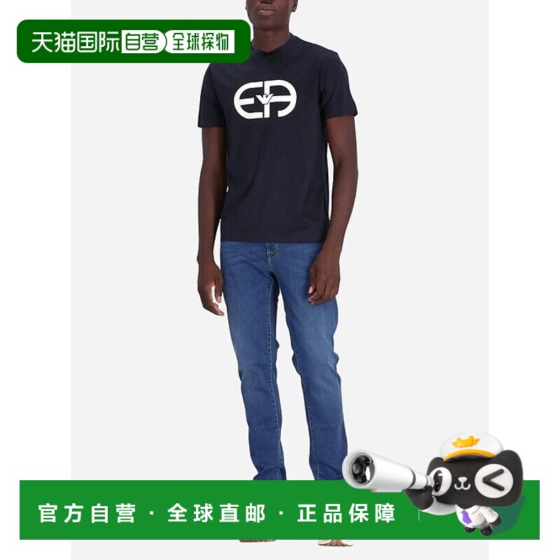 香港直邮Emporio Armani 圆领短袖T恤 8N1TF61JUVZ阿玛尼