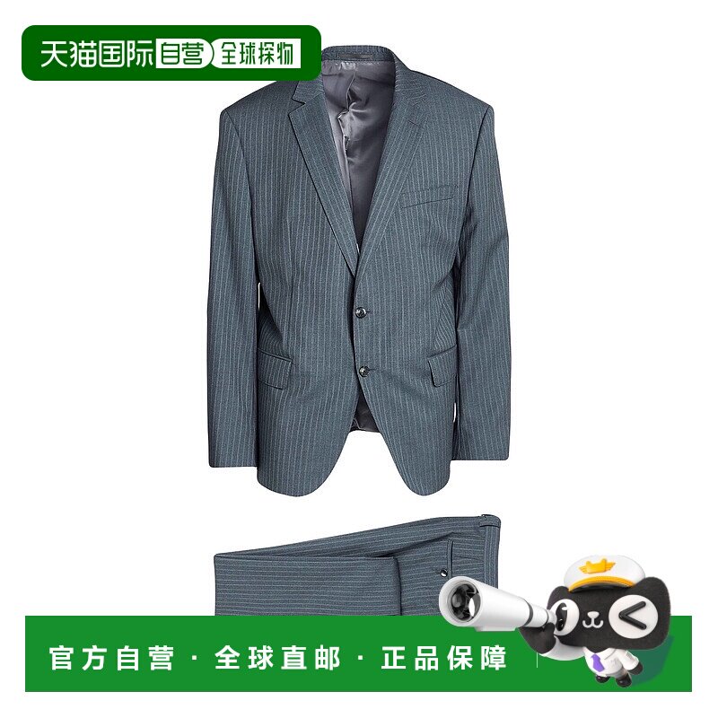 1h可退 香港直邮BOSS 波士 男士 西服 grey灰色 舒适时尚