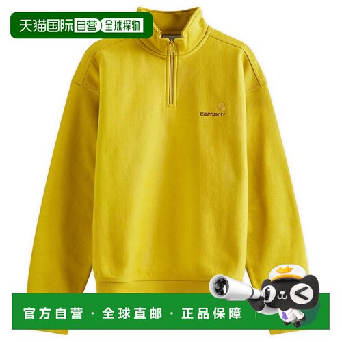 1h可退 香港直邮CARHARTT WIP 男士 American Script 半拉链水手