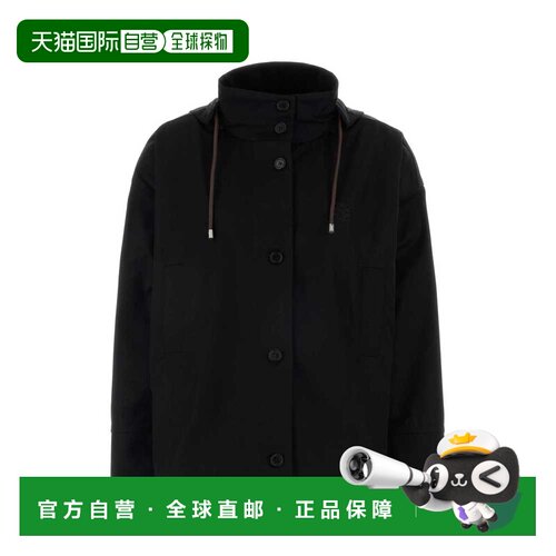 香港直邮LOEWE 罗意威 女士 黑色华达呢夹克 S359Y02XG9BLACK