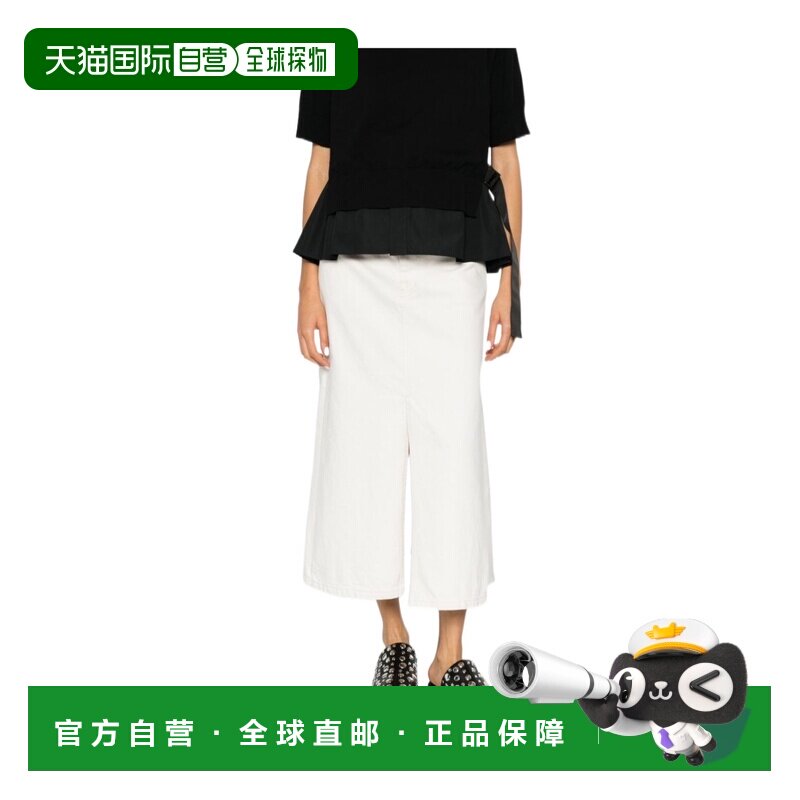 1h可退 香港直邮SACAI 女士短裤 2608470151 SS2026 黑色 腰带环