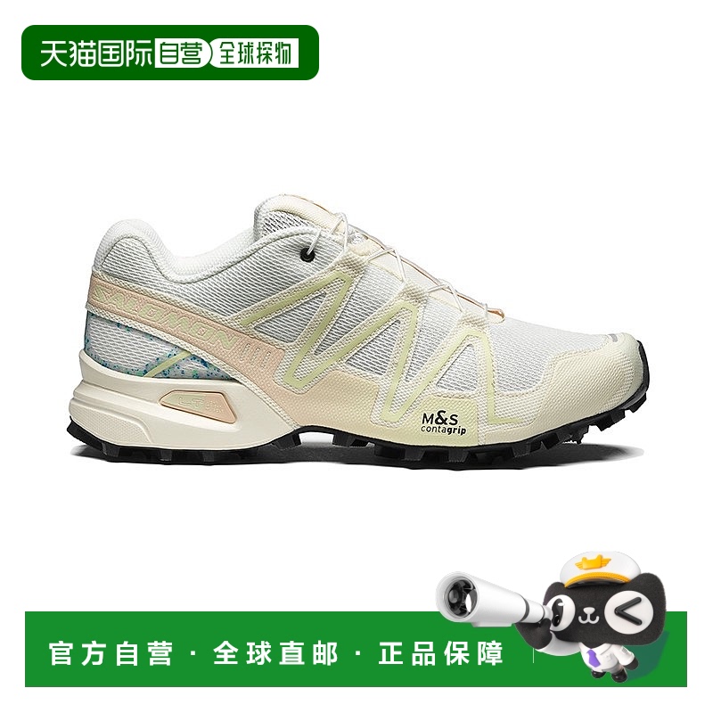 自营欧洲直邮SALOMON 24新款 SC3M3系列男女款白色米黄色纺织运动