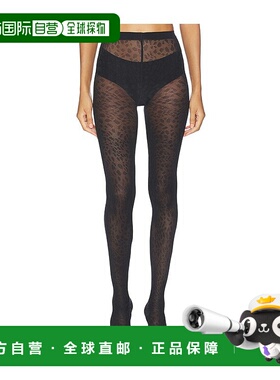 1h可退 香港直邮Wolford 女士 Pantera 连裤袜 17658 black黑色