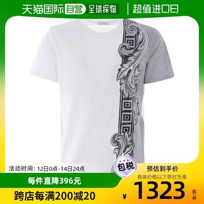 香港直邮Versace Jeans 巴洛克印花T恤 V800683VJ00383V7