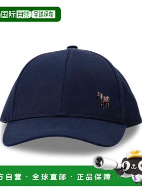 1h可退 香港直邮Paul Smith 保罗 史密斯 男士 蓝色帽子 M1A987DT