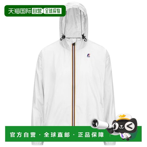 1h可退 欧洲直邮K-WAY 男士户外风衣 K2123ZW001 SS2026 白色 LE