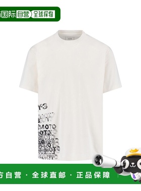 1h可退 香港直邮Y-3 女士 and Polos T恤白色T恤 KR2224CHALKWHIT