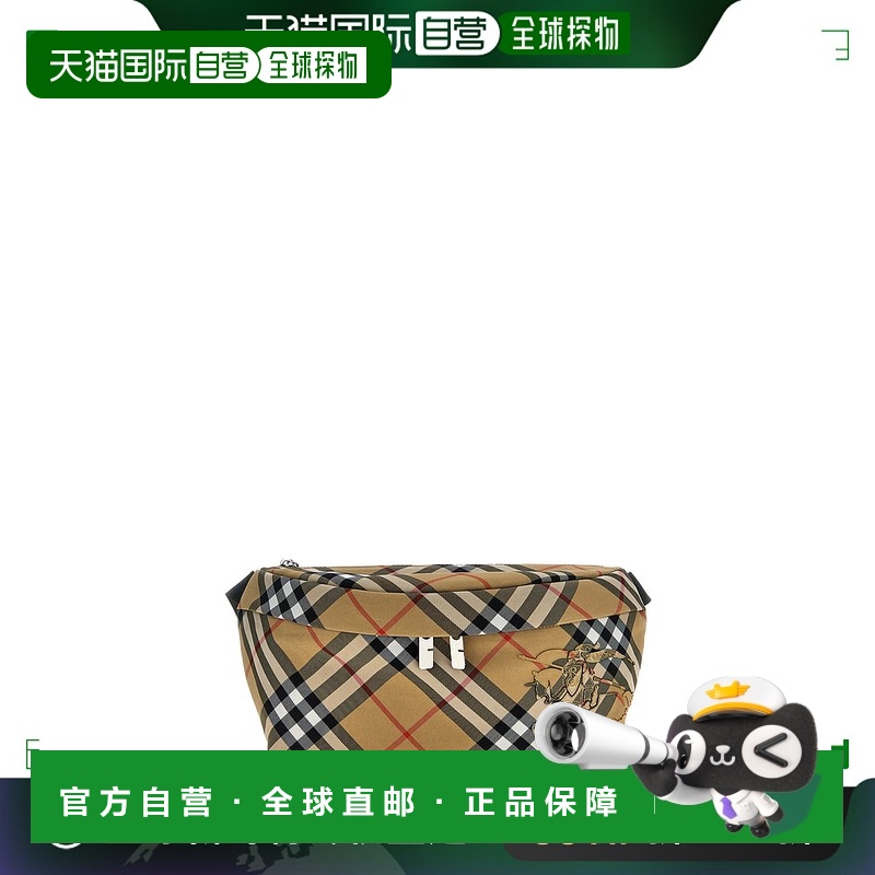 香港直邮Burberry 巴宝莉 男士 Check waist bag 包袋 8091780SAN