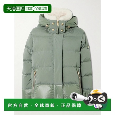 香港直邮bogner 博格纳 女士 Maja plush-trimmed shell down 连