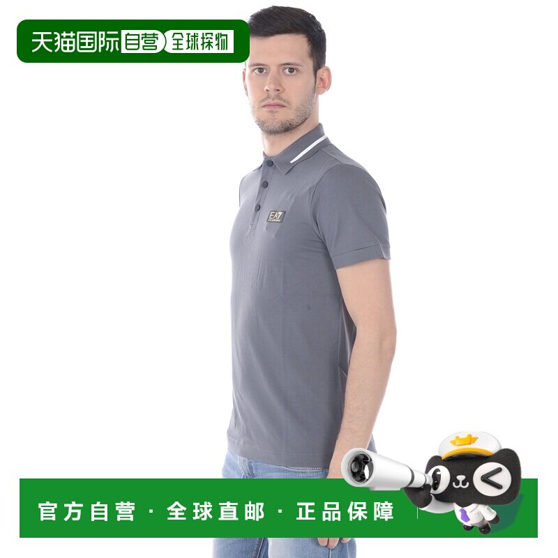 1h可退 香港直邮EA7 EMPORIO ARMANI 男士T恤 3HPF36PJ5AZGREY SS图片