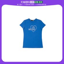 香港直邮Love MoschinoLOVE MOSCHINO 女宝蓝色女士T恤 W4F731H-1