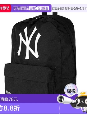 自营欧洲直邮NEW ERA STADIUM BAG男女通用黑色涤纶双肩包新款