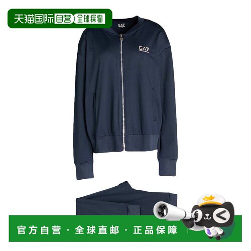 香港直邮Ea7 女士 Outfit 运动运动装 blue蓝色 舒适时尚运动套装