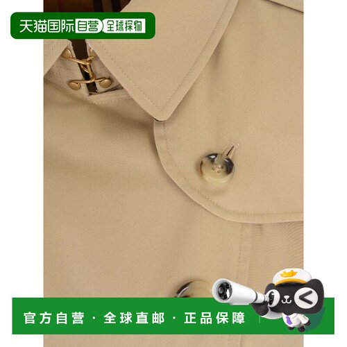 1h可退 香港直邮BURBERRY 女士风衣 8045776NDEF SS2024 卡其色 