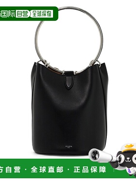 香港直邮Alaia 女士 leather ring bucket bag with lar design