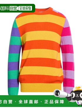 香港直邮Moschino 莫斯奇诺 男士 毛衣 yellow黄色 舒适时尚羊绒