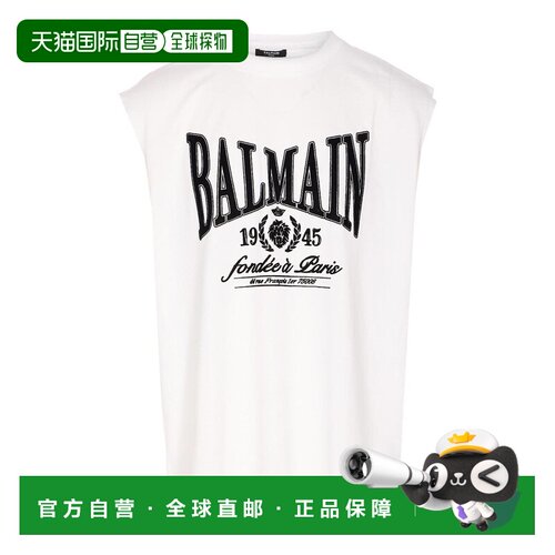 香港直邮BALMAIN 男士T恤 ED006GF46GABWHITE SS2026 白色