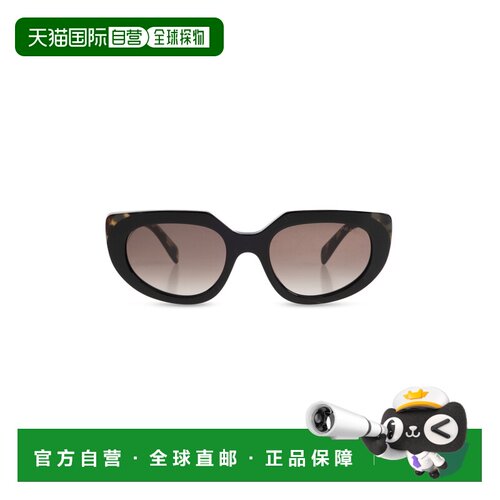 1h可退 香港直邮PRADA 女士太阳镜 0PRD02S00CD80L CO 黑色 Sungl