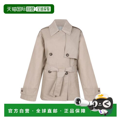 香港直邮CALVIN KLEIN 女士风衣 LV044B540GSILVE SS2026