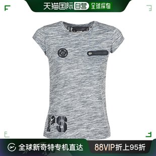 欧洲直邮Philipp Plein Sport 女士 SITTIN OVER HERE 短袖T恤 灰