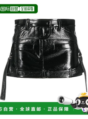 1h可退 香港直邮Courreges 女士 RACER VINYL 半身裙 223CJU098VY