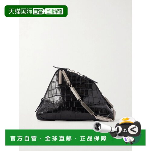 香港直邮The Attico 女士 La Scala 不对称皮革手包 261WAH000651