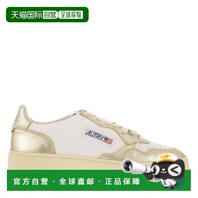 香港直邮AUTRY 女士 MEDALIST 防水台皮质训练鞋 PTLWWB16牛皮
