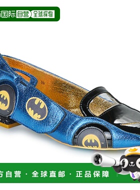 欧洲直邮Irregular Choice 女士 芭蕾舞鞋 平底鞋 BATMOBILE KICK