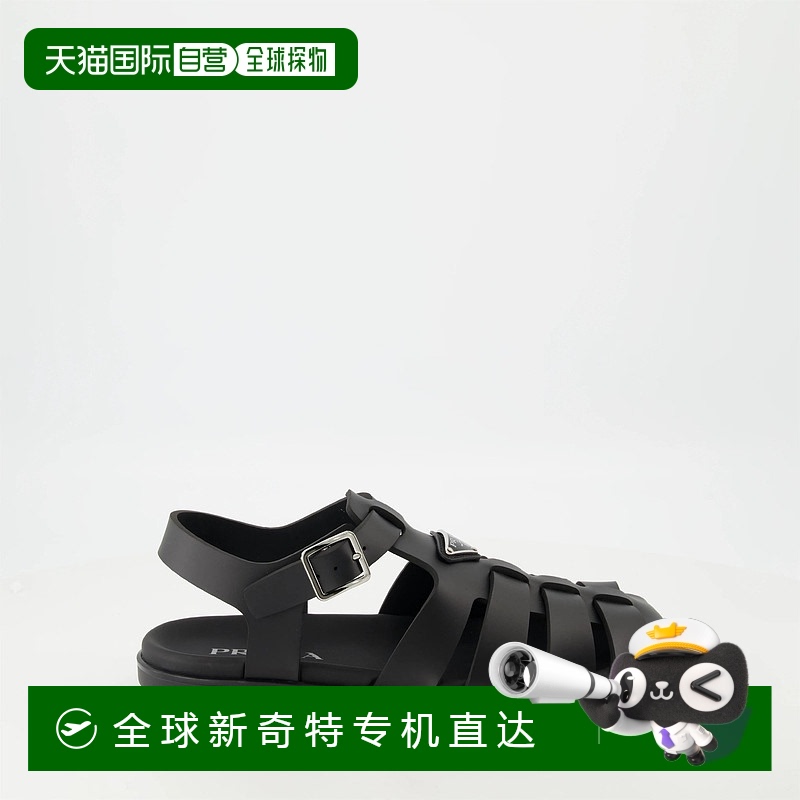 1h可退 香港直邮Prada 普拉达 男士 Soft Project 徽标牌凉鞋 2X3