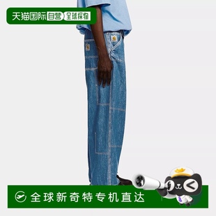牛仔 欧洲直邮Carhartt Wip 男士 蓝色棉休闲裤
