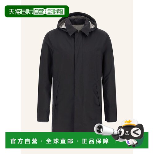 1h可退 欧洲直邮HERNO 男士大衣 100169847013000 CO 黑色 Coat w