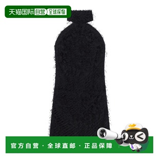 香港直邮Courreges 325CRO688AC0030 流苏挂脖包臀裙连衣裙