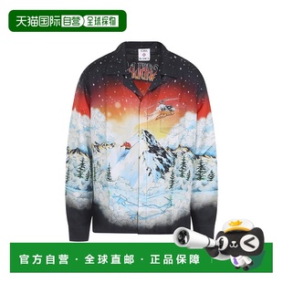 1h可退 香港直邮Casablanca 男士 Cuban 领长袖衬衫 MAW25SH00606