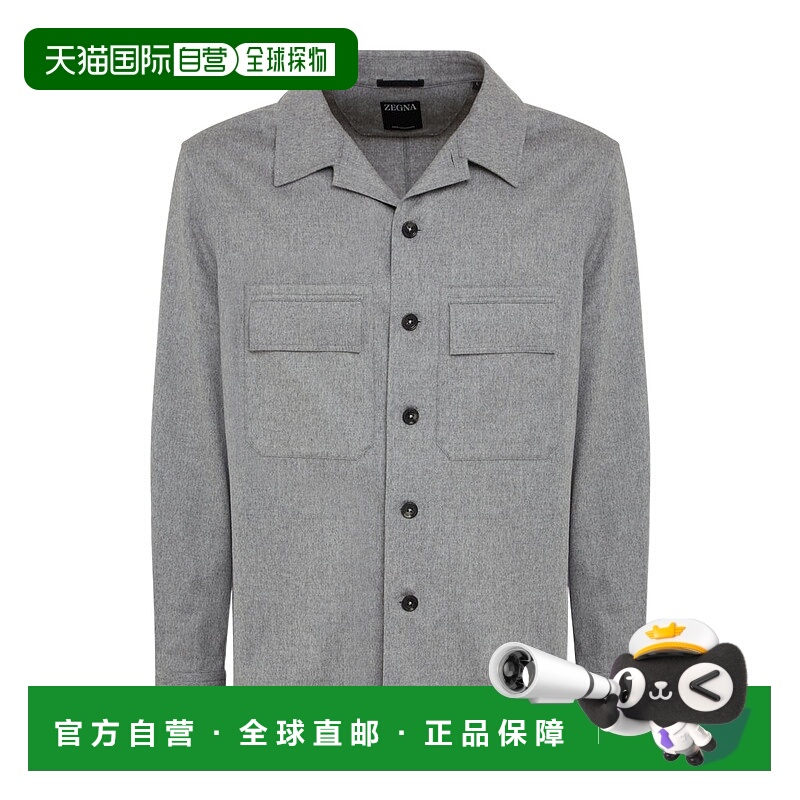 香港直邮Zegna 长袖衬衫 UEV46A8SOT6B杰尼亚男装