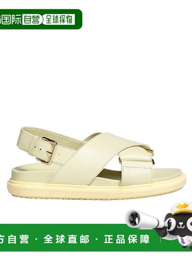 香港直邮Marni 徽标平底凉鞋 FBMS015701P3614