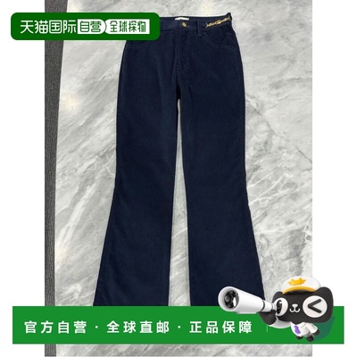 1h可退 香港直邮Celine 思琳 女士 腰带袢休闲裤 RP02V694V