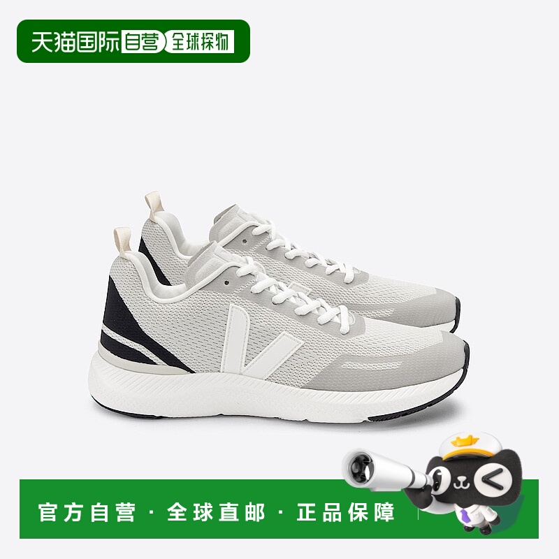 自营欧洲直邮VEJA Impala系列黑色/自然色再生聚酯纤维V标识训练